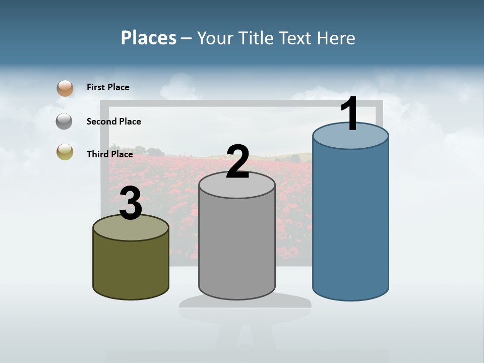 Stump Autumn Firewood PowerPoint Template