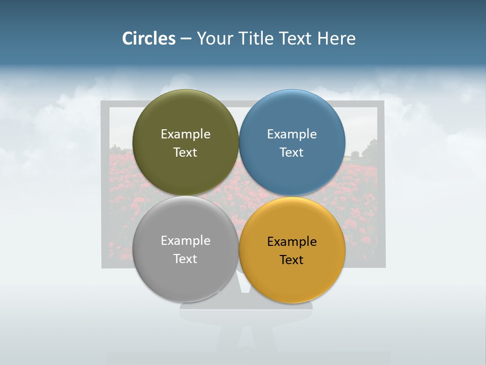 Stump Autumn Firewood PowerPoint Template