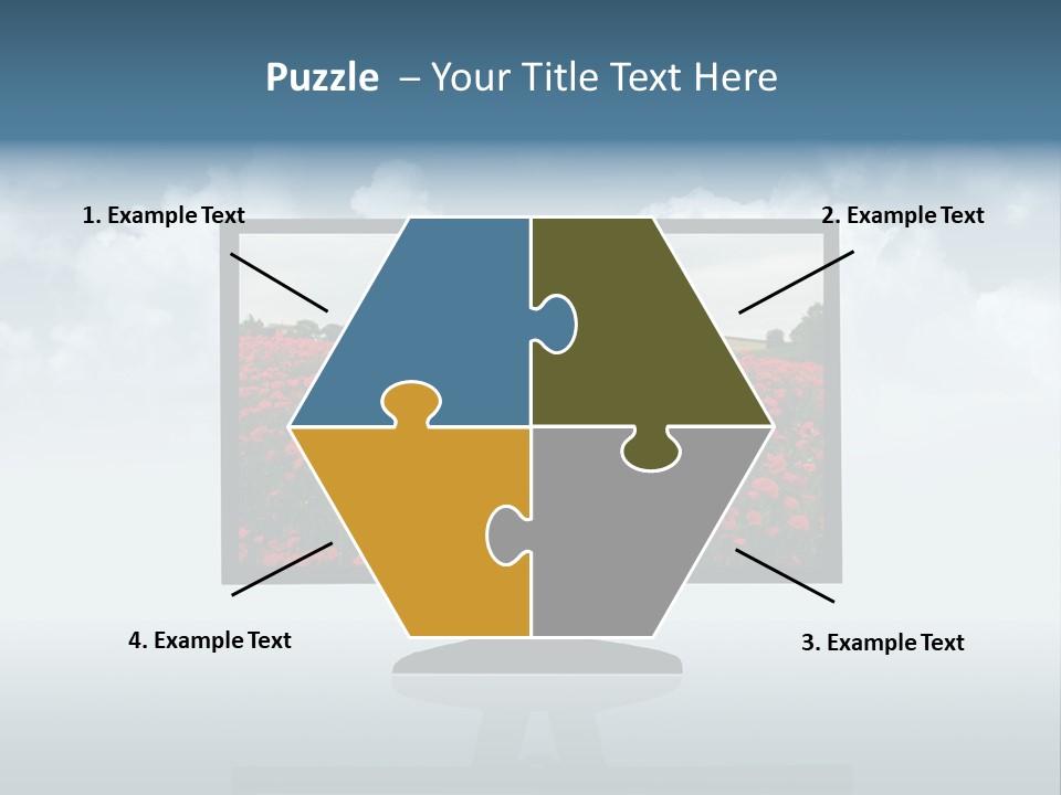 Stump Autumn Firewood PowerPoint Template