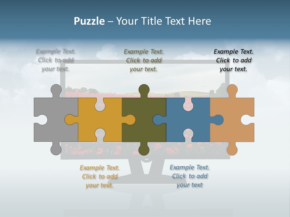 Stump Autumn Firewood PowerPoint Template