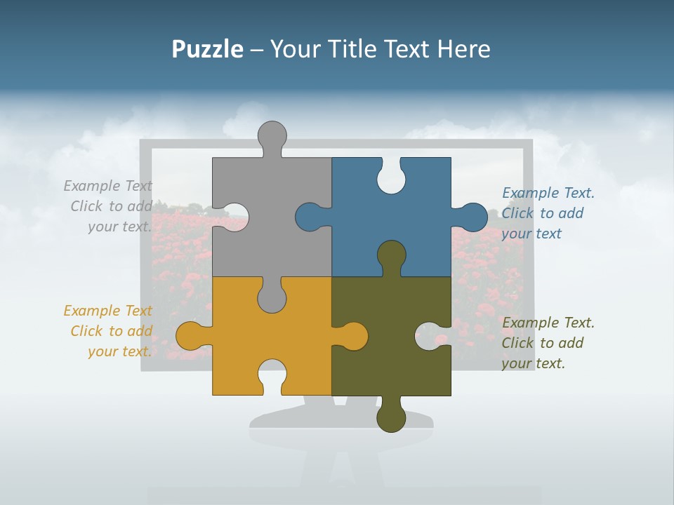 Stump Autumn Firewood PowerPoint Template