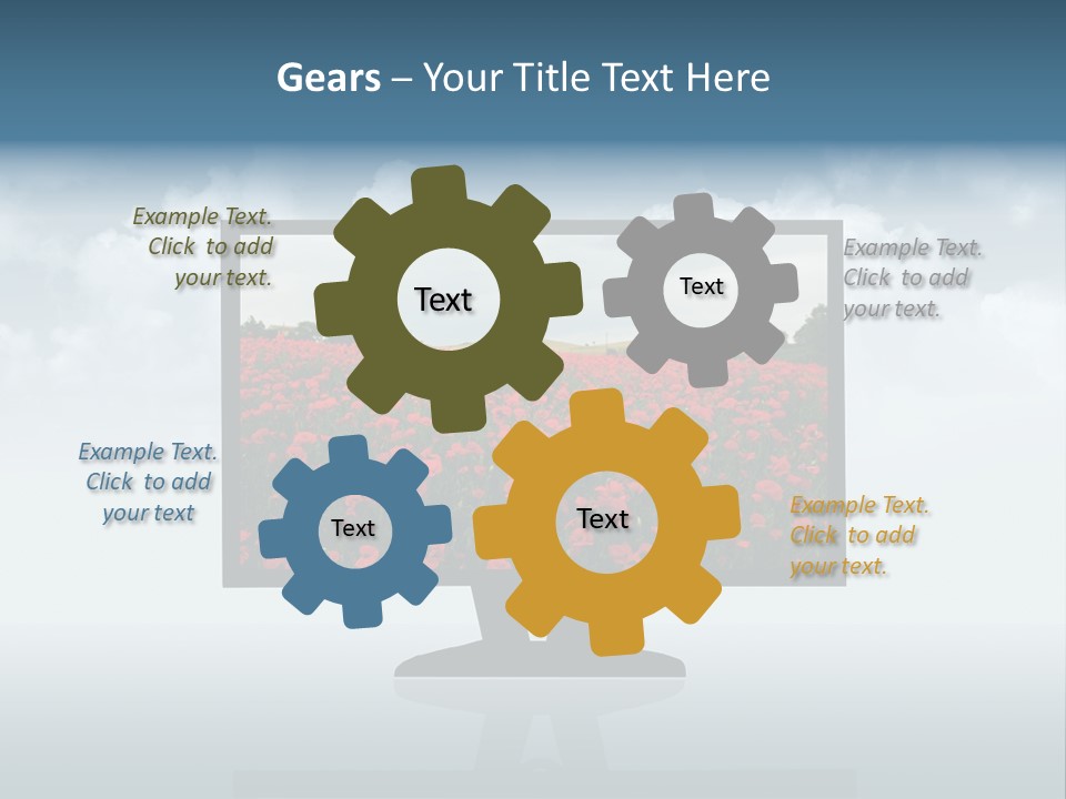 Stump Autumn Firewood PowerPoint Template