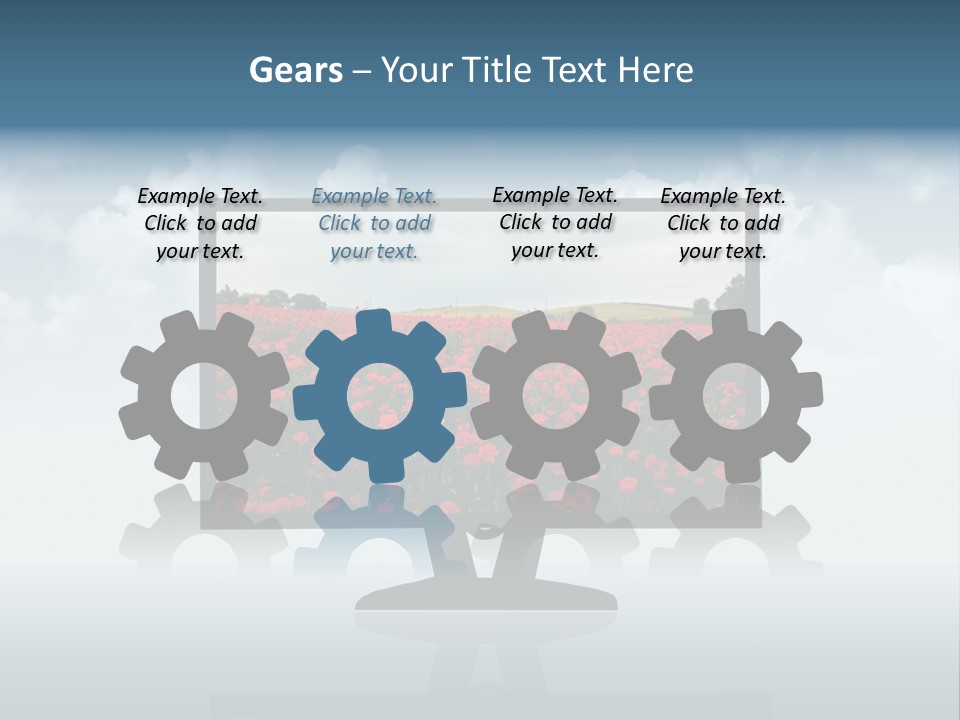 Stump Autumn Firewood PowerPoint Template