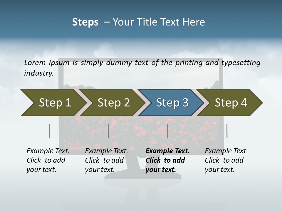 Stump Autumn Firewood PowerPoint Template