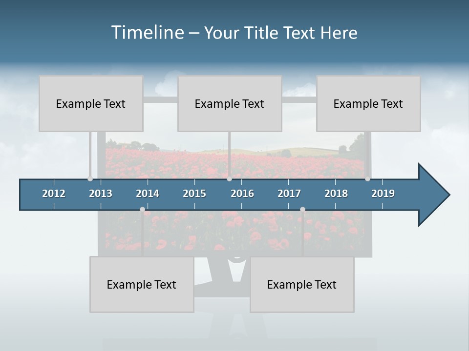 Stump Autumn Firewood PowerPoint Template
