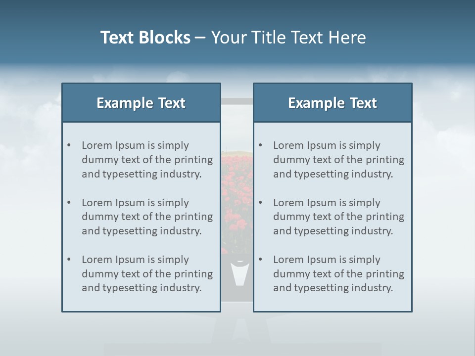 Stump Autumn Firewood PowerPoint Template