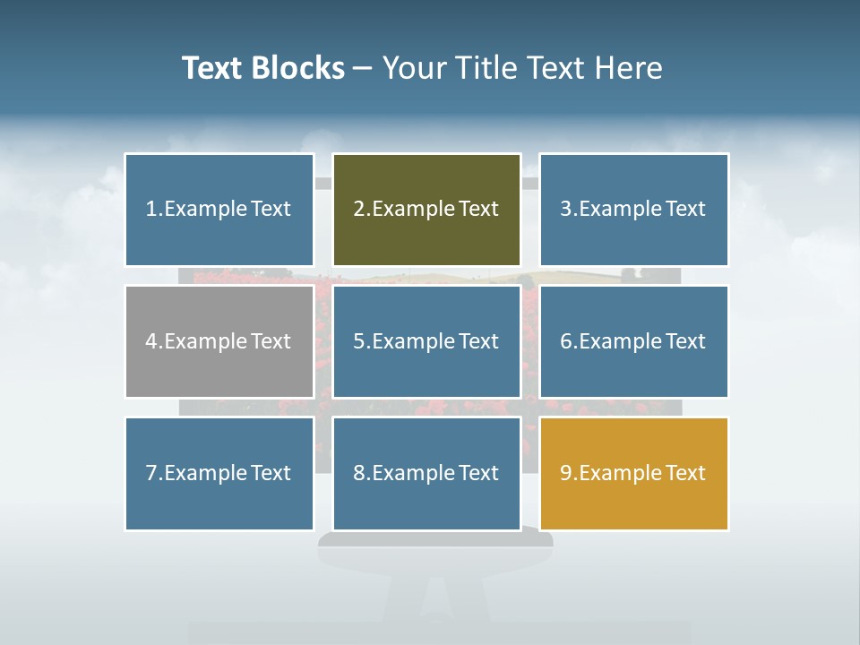 Stump Autumn Firewood PowerPoint Template