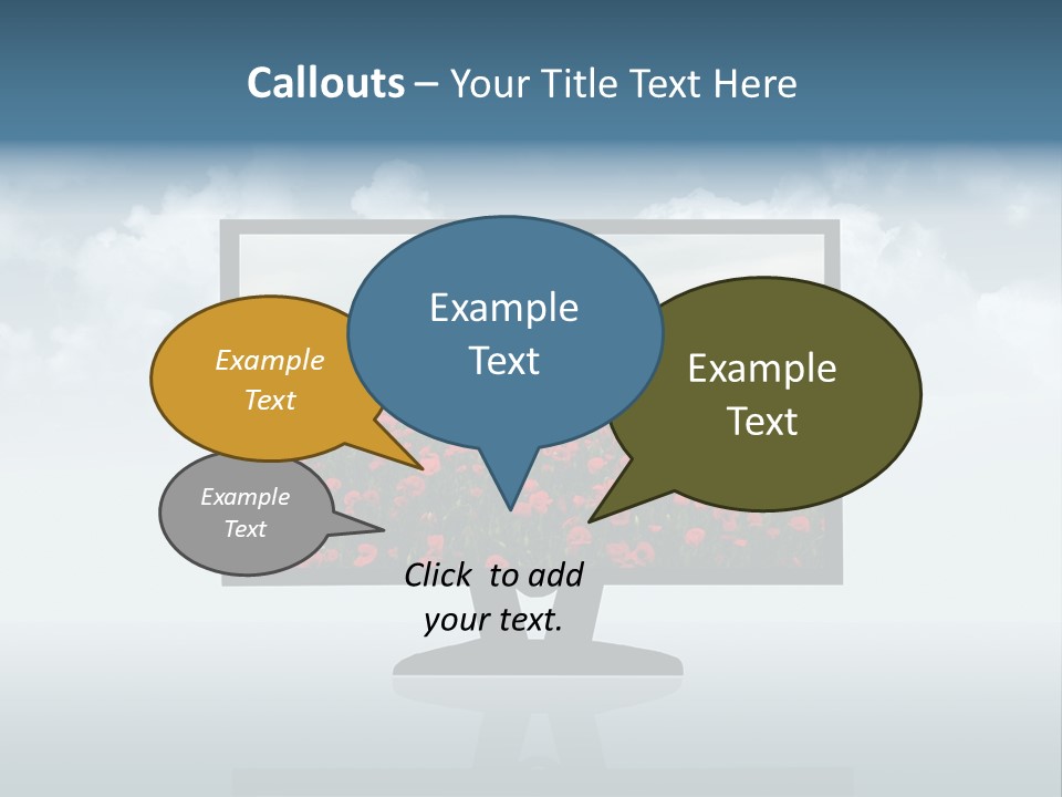 Stump Autumn Firewood PowerPoint Template