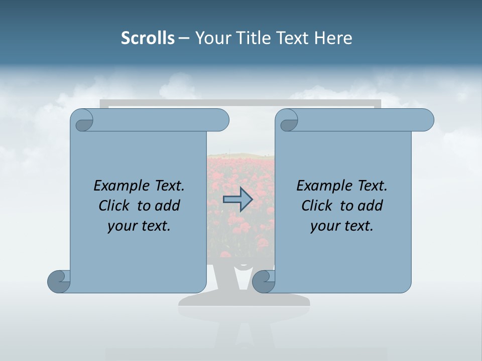 Stump Autumn Firewood PowerPoint Template