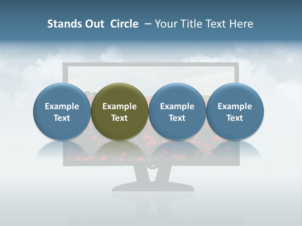 Stump Autumn Firewood PowerPoint Template