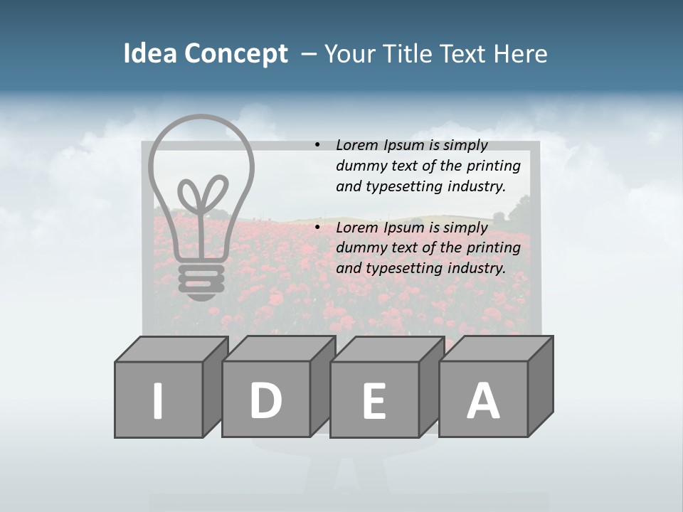 Stump Autumn Firewood PowerPoint Template