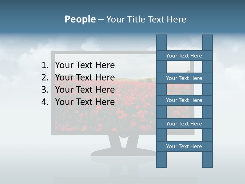 Stump Autumn Firewood PowerPoint Template