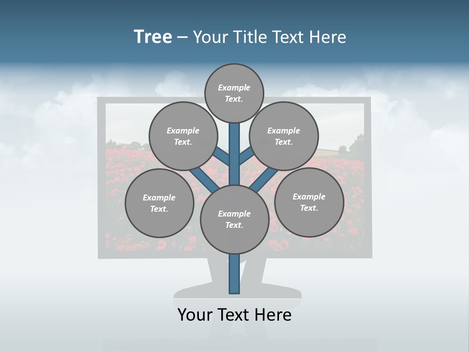 Stump Autumn Firewood PowerPoint Template
