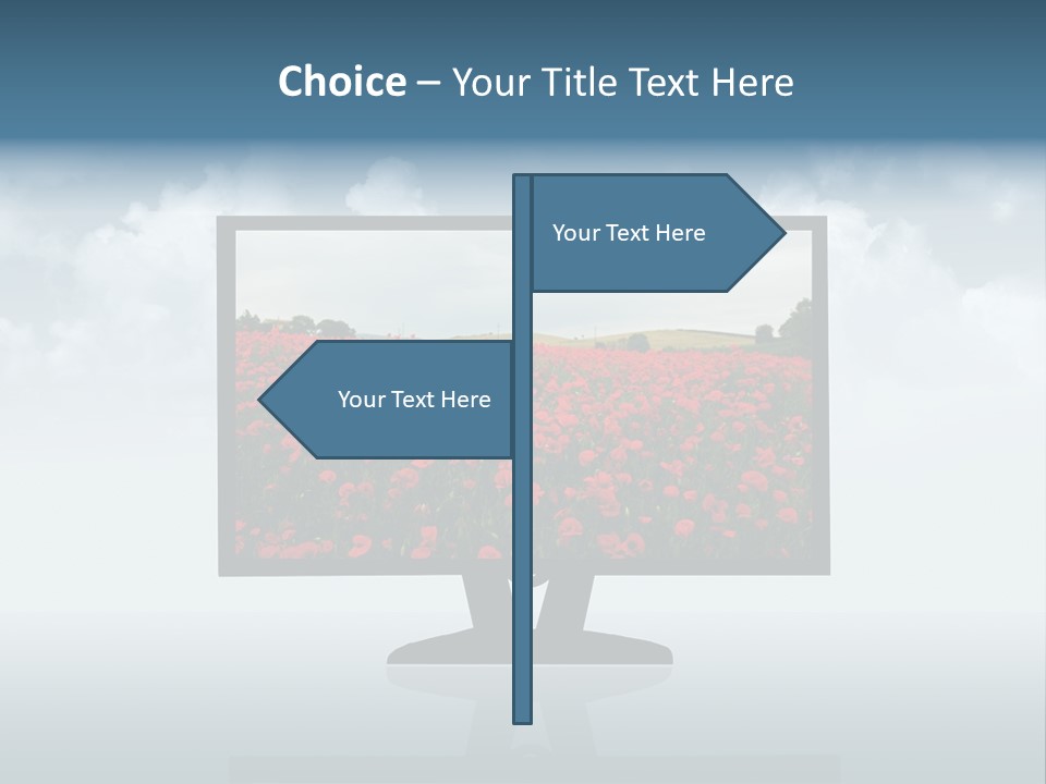 Stump Autumn Firewood PowerPoint Template