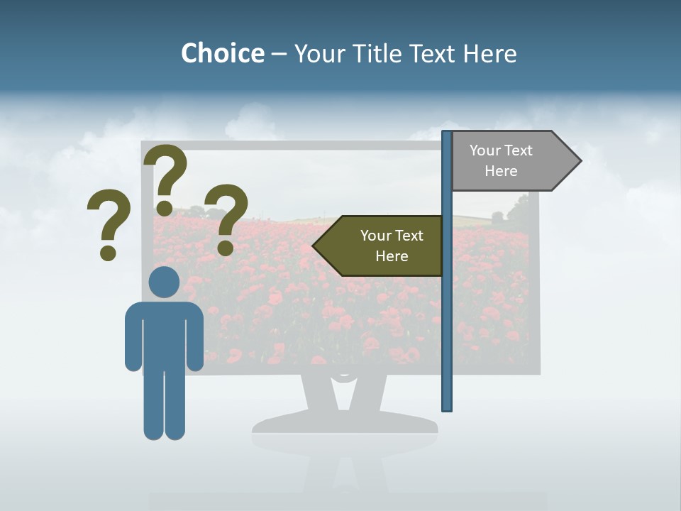 Stump Autumn Firewood PowerPoint Template