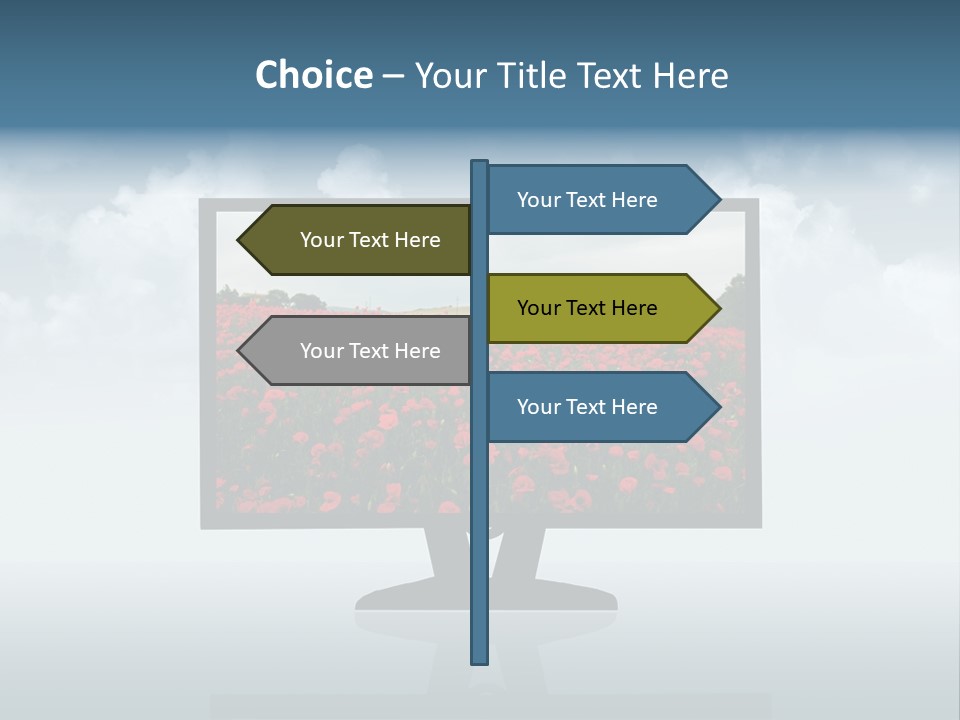 Stump Autumn Firewood PowerPoint Template