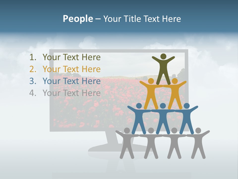 Stump Autumn Firewood PowerPoint Template