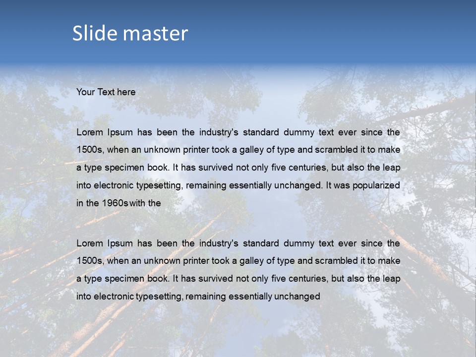 Stump Autumn Firewood PowerPoint Template