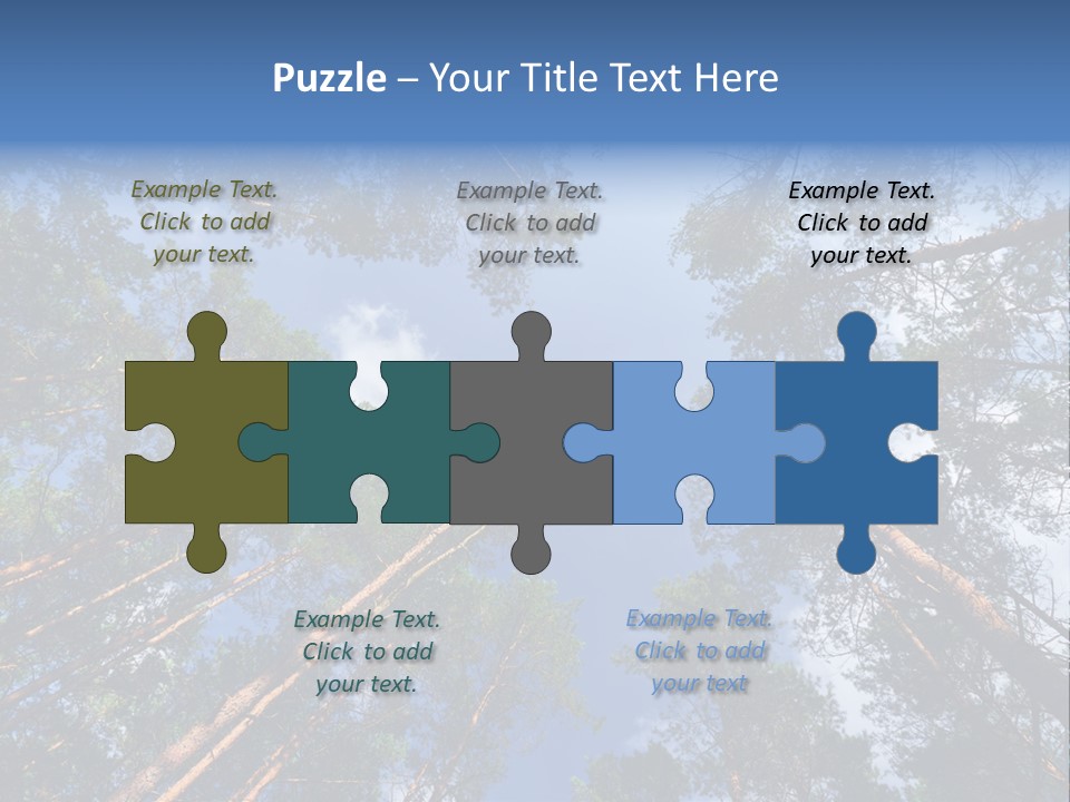 Stump Autumn Firewood PowerPoint Template