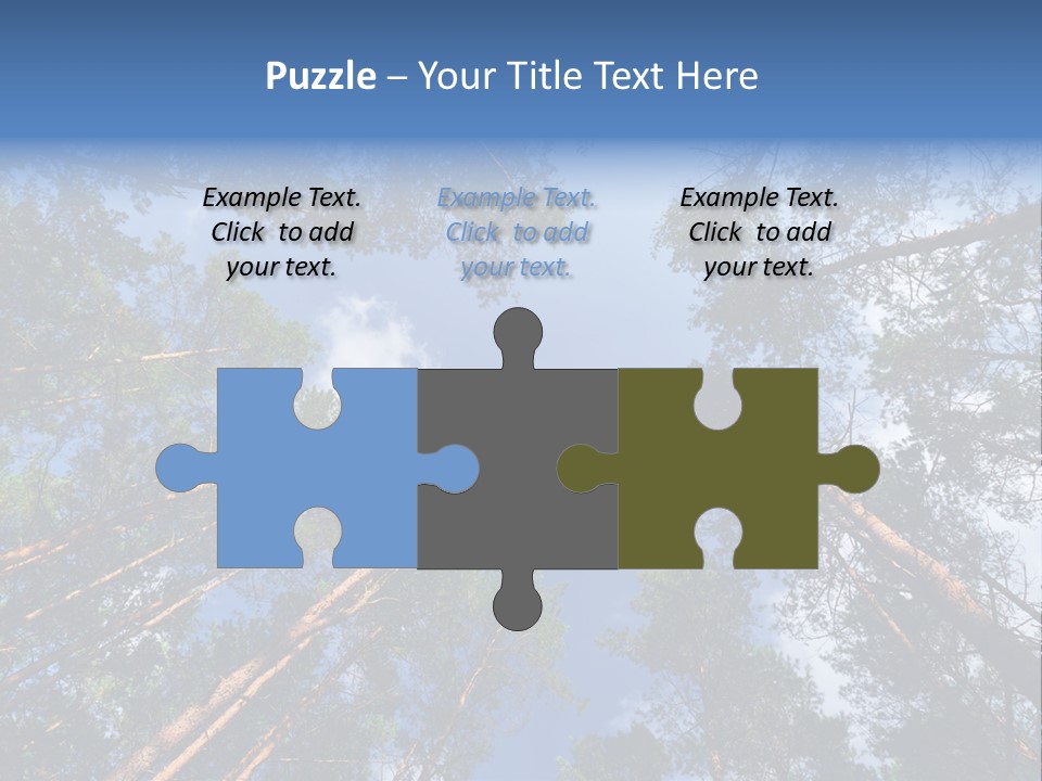 Stump Autumn Firewood PowerPoint Template