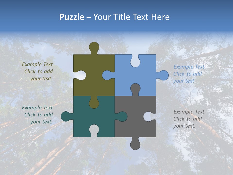 Stump Autumn Firewood PowerPoint Template