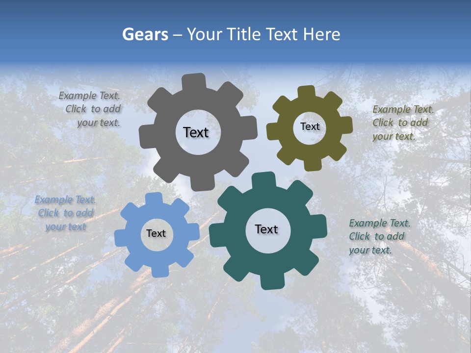 Stump Autumn Firewood PowerPoint Template
