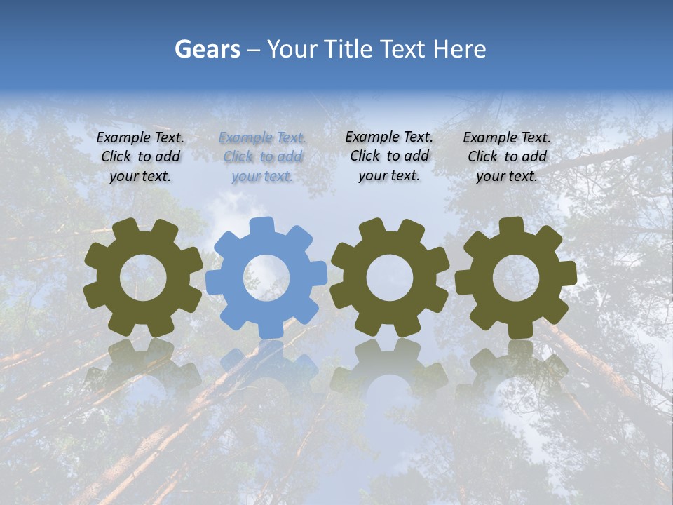 Stump Autumn Firewood PowerPoint Template