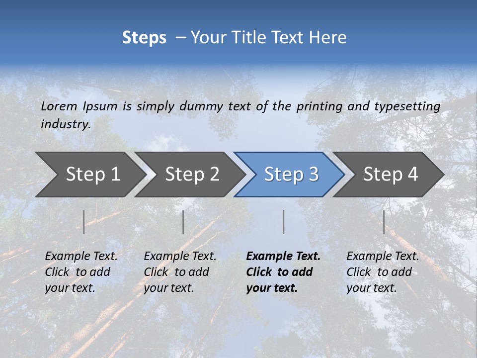 Stump Autumn Firewood PowerPoint Template