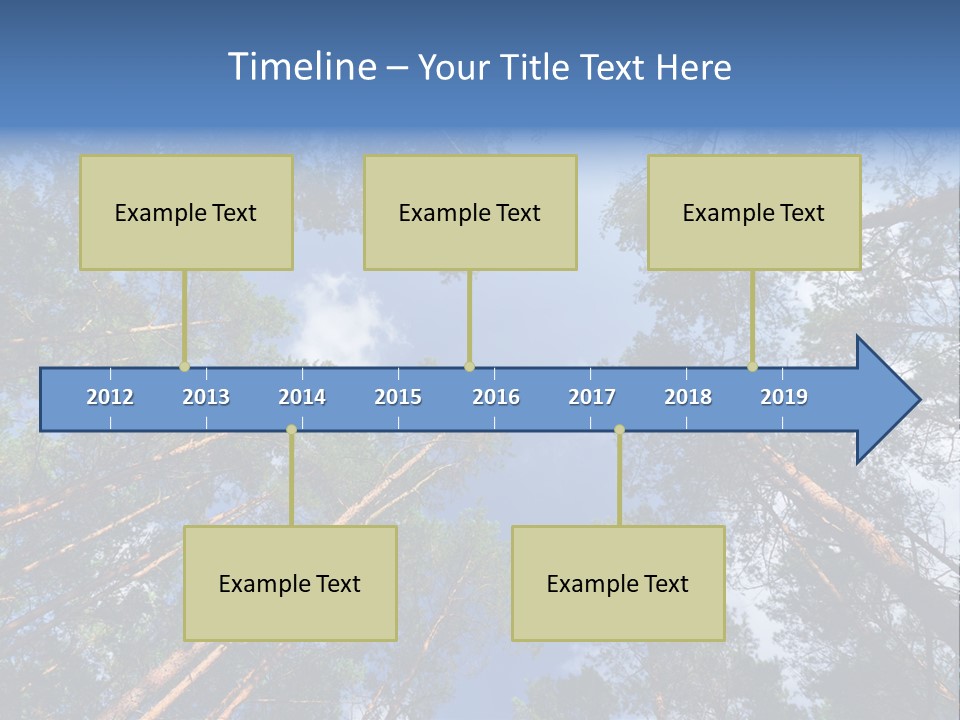 Stump Autumn Firewood PowerPoint Template