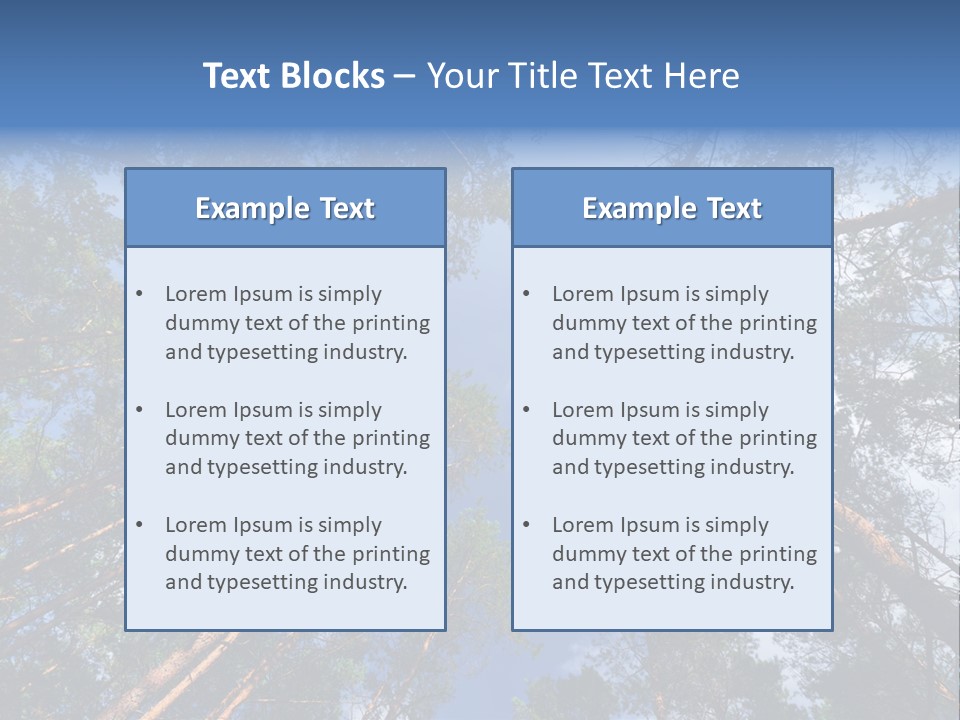 Stump Autumn Firewood PowerPoint Template