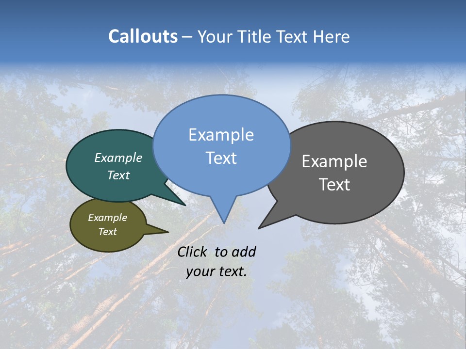 Stump Autumn Firewood PowerPoint Template