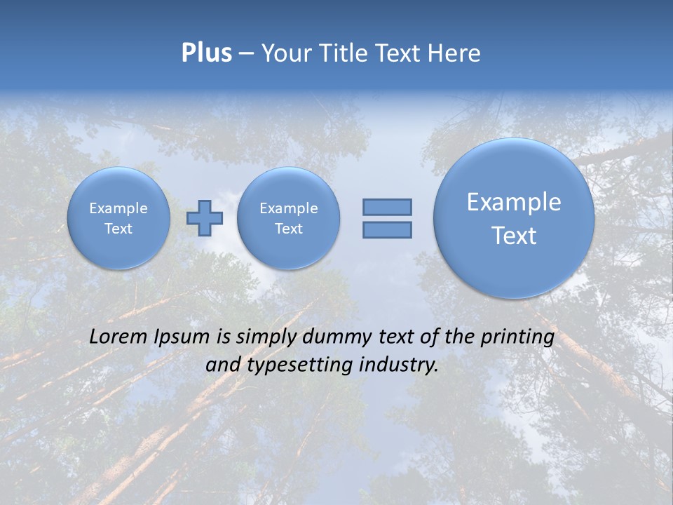 Stump Autumn Firewood PowerPoint Template