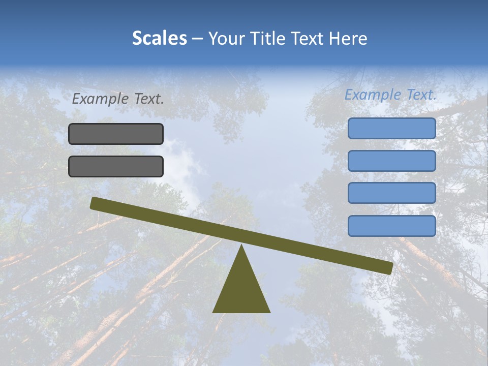 Stump Autumn Firewood PowerPoint Template