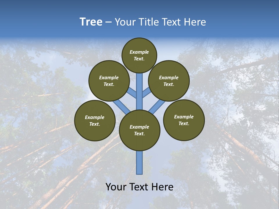 Stump Autumn Firewood PowerPoint Template