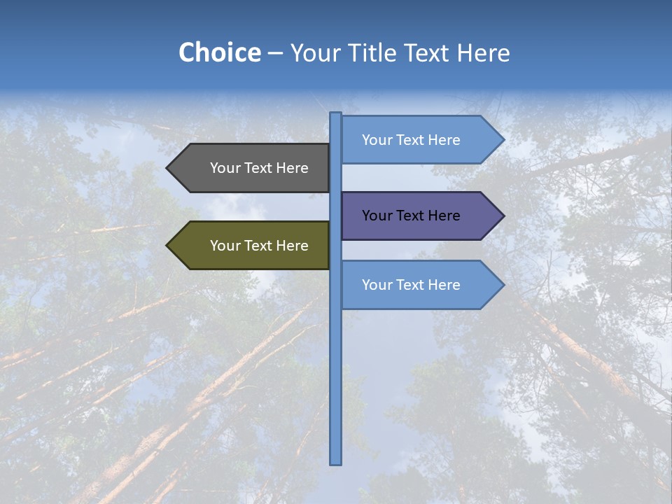 Stump Autumn Firewood PowerPoint Template