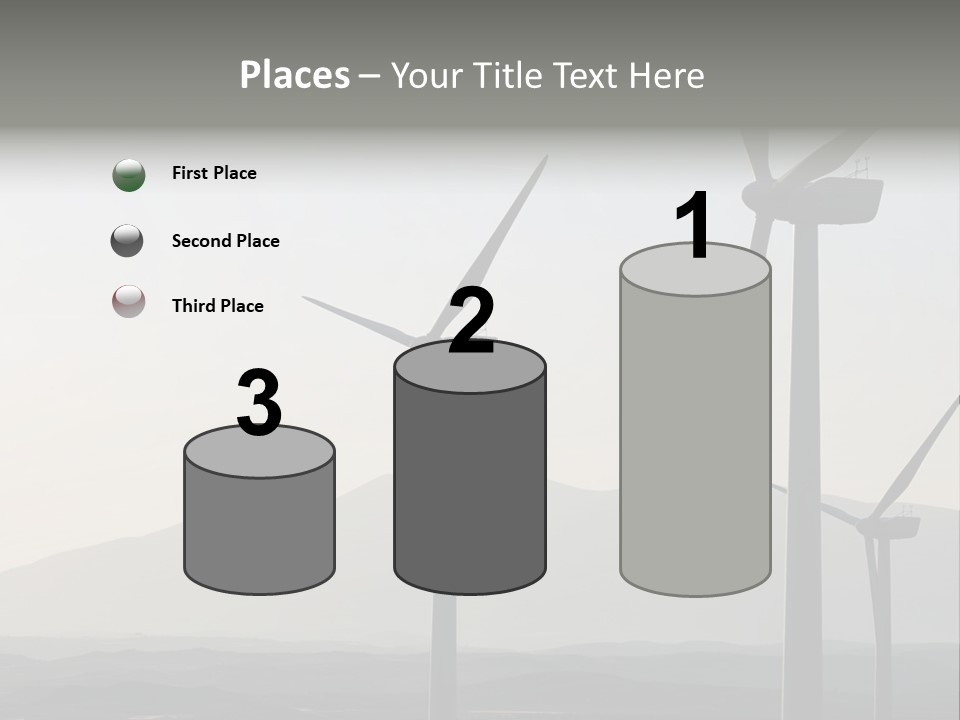 Plant Blue Production PowerPoint Template