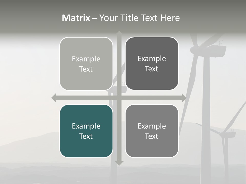Plant Blue Production PowerPoint Template