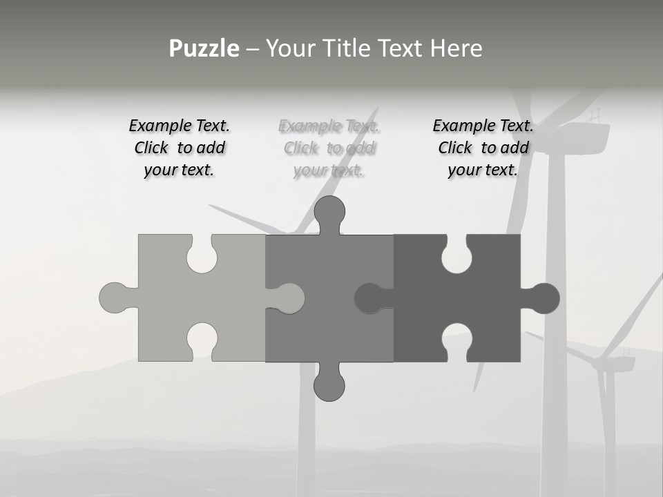 Plant Blue Production PowerPoint Template