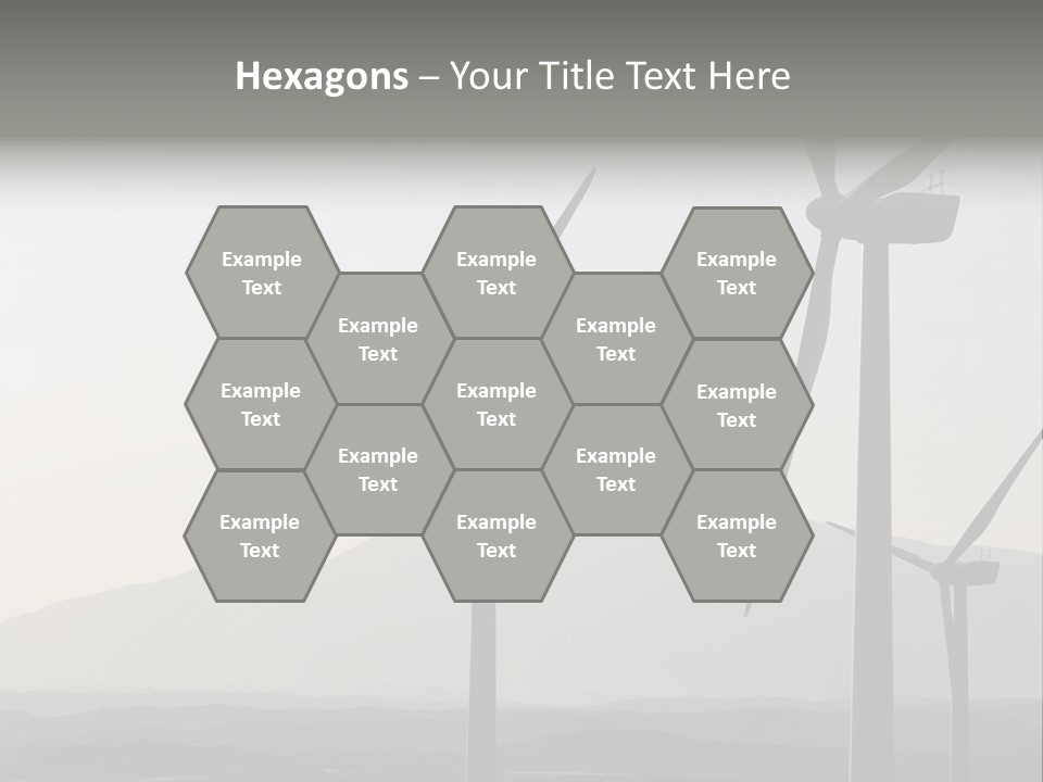 Plant Blue Production PowerPoint Template