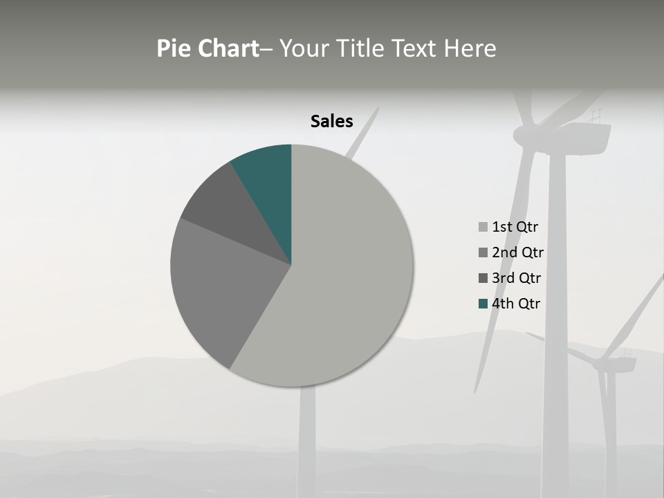 Plant Blue Production PowerPoint Template