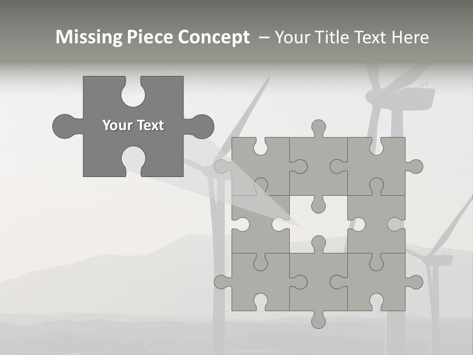 Plant Blue Production PowerPoint Template