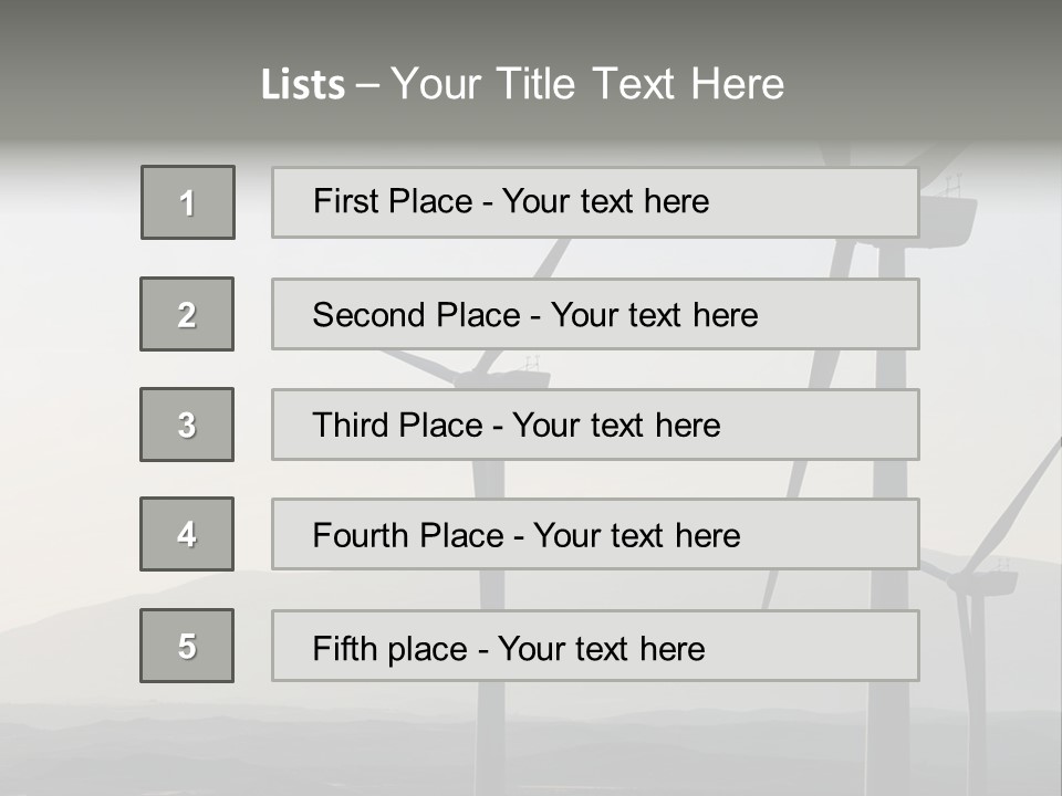 Plant Blue Production PowerPoint Template