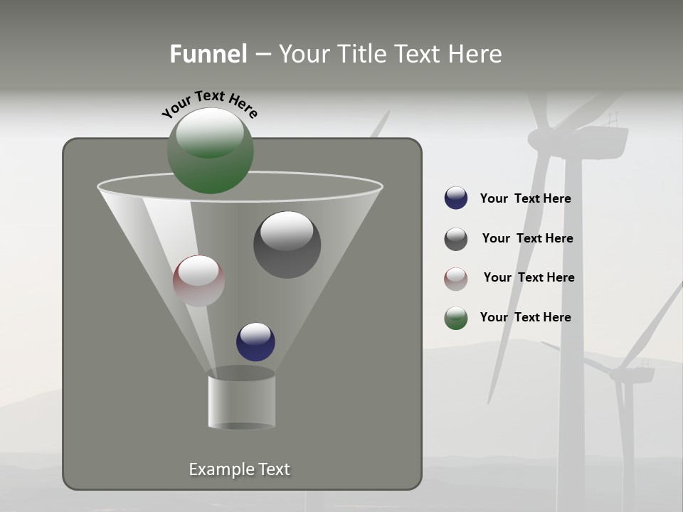 Plant Blue Production PowerPoint Template
