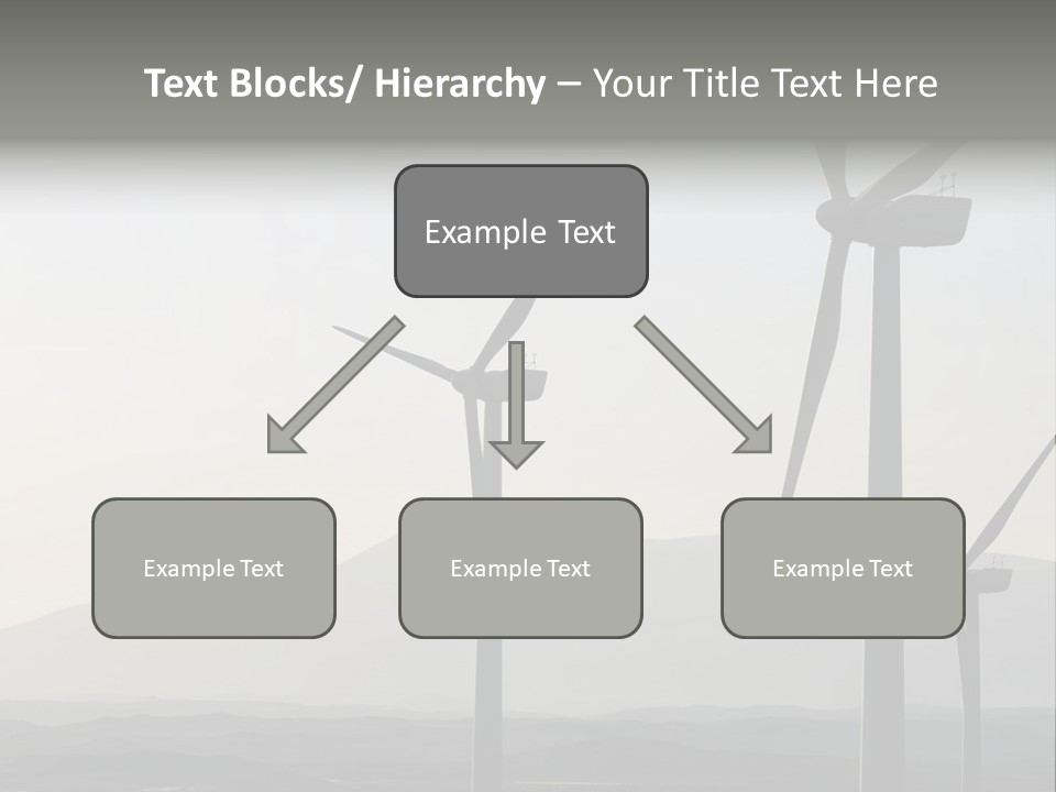 Plant Blue Production PowerPoint Template