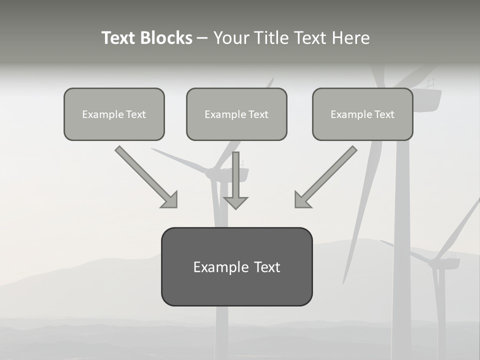 Plant Blue Production PowerPoint Template