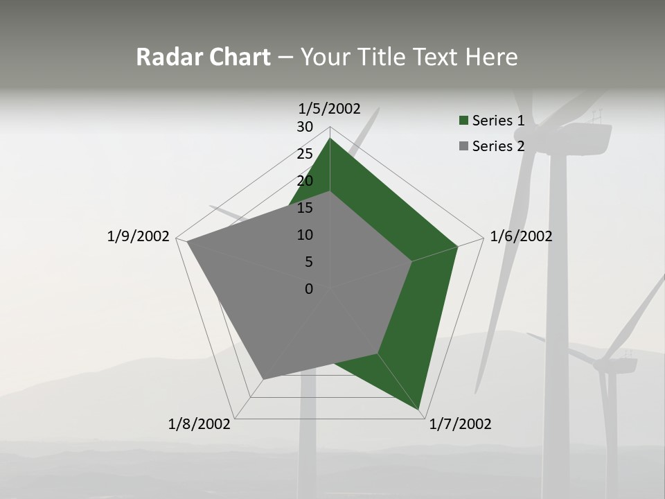Plant Blue Production PowerPoint Template