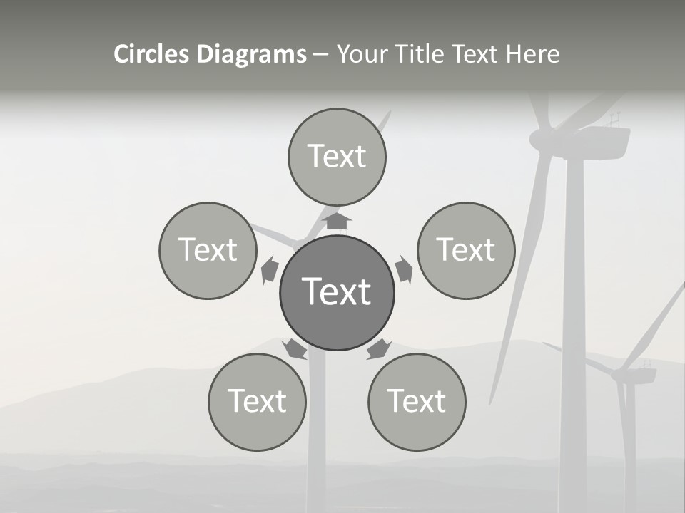 Plant Blue Production PowerPoint Template
