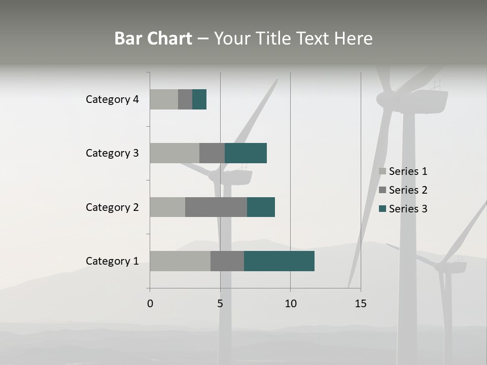 Plant Blue Production PowerPoint Template