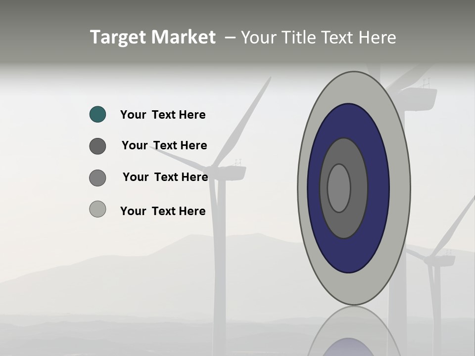 Plant Blue Production PowerPoint Template