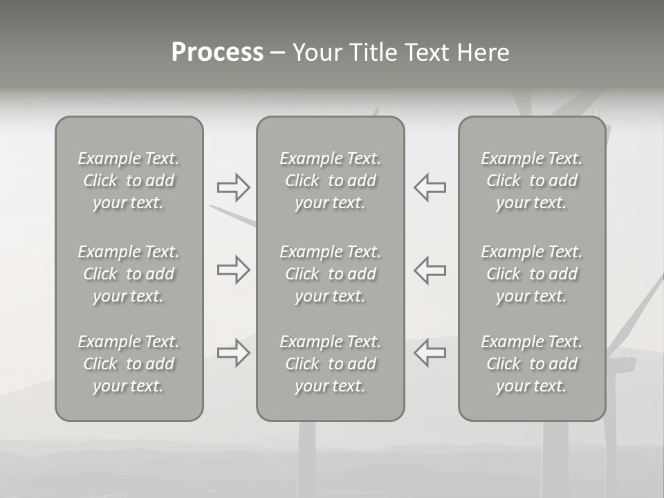 Plant Blue Production PowerPoint Template